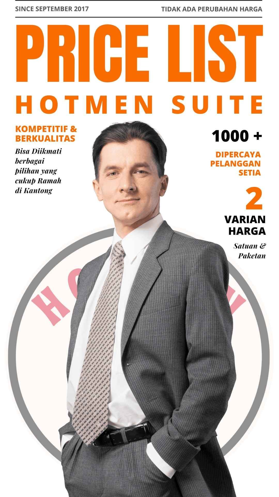 Price List Hotmen Suite